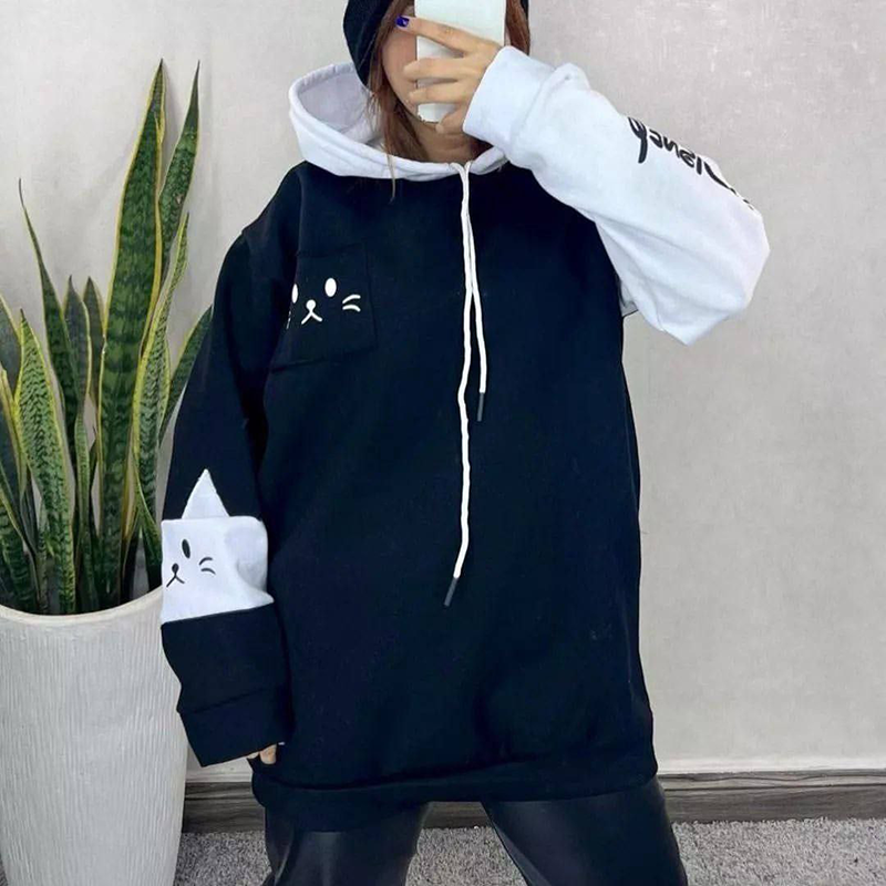 هودی قواره دار گربه (پک 3 عددی)