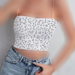 کراپ بند ماکارونی گل ریز (پک 6 عددی)