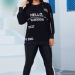 لانگ آستین بلند HELLO (پک 4 عددی)