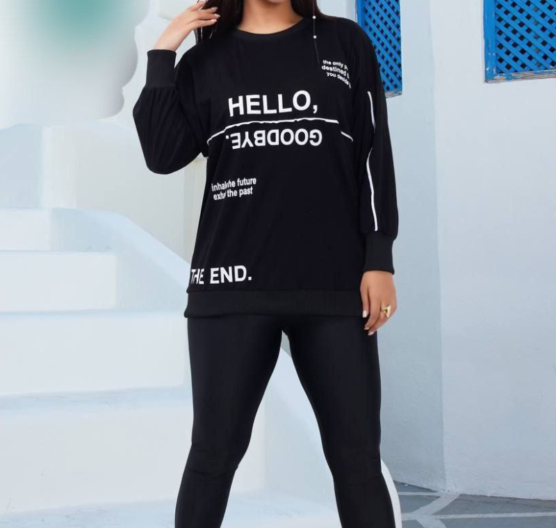 لانگ آستین بلند HELLO (پک 4 عددی)