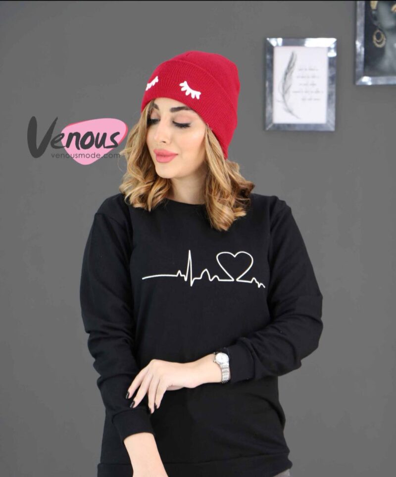 کلاه بافت رنگی پلک (پک 6 عددی)