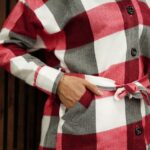 مانتو چهارخونه پشمی(پک 3 عددی)