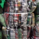 مانتو کتی آستردار و کمربندار(پک 4 عددی)