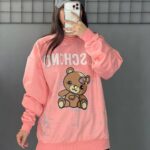 بلوز استین دار خرسی(پک 6 عددی)