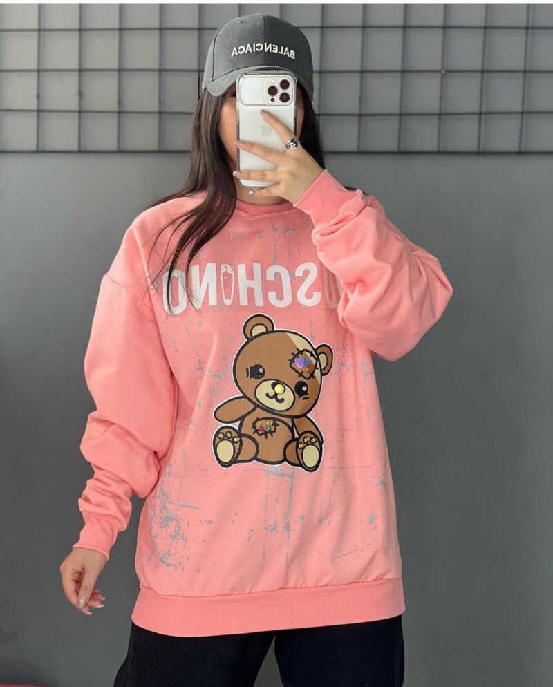 بلوز استین دار خرسی(پک 6 عددی)