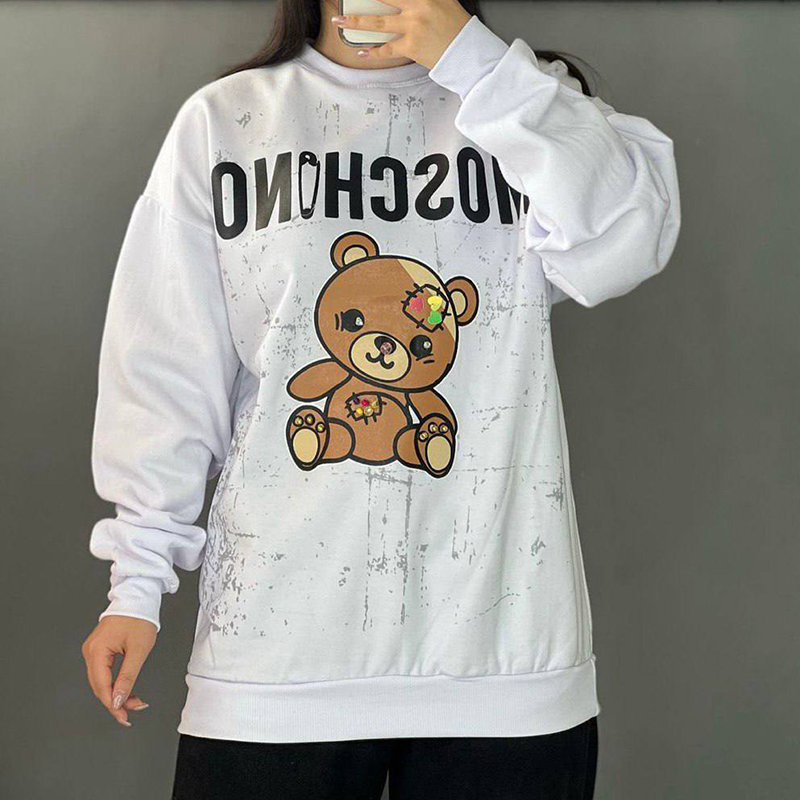 بلوز استین دار خرسی(پک 6 عددی)