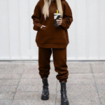 ست هودی شلوار تو‌کرکی ساده (پک 4 عددی)