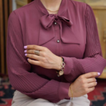 شومیز استین‌پلیسه کرواتی (پک 4 عددی)