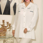 شومیز الیزه گلدوزی (پک 4 عددی)