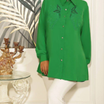 شومیز الیزه گلدوزی (پک 4 عددی)