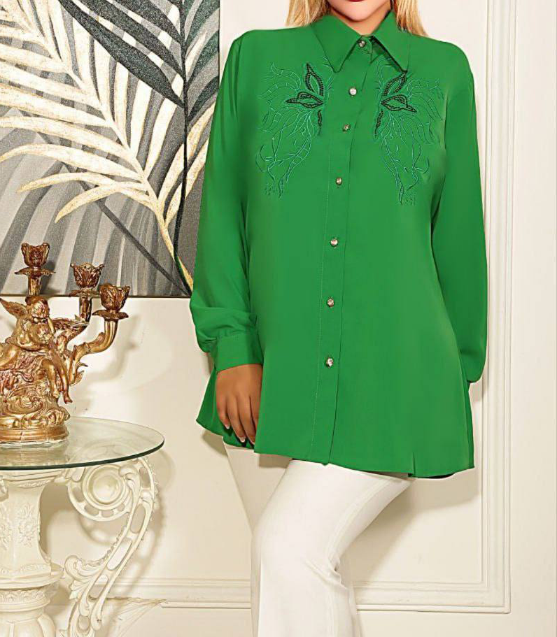 شومیز الیزه گلدوزی (پک 4 عددی)