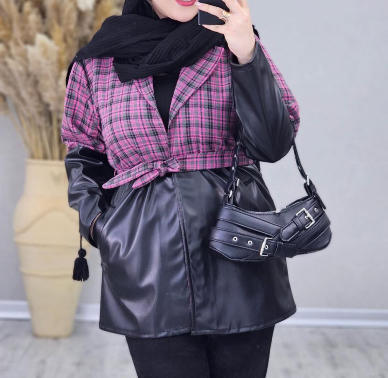 مانتو زیبای مدل دلسا (پک 4 عددی)