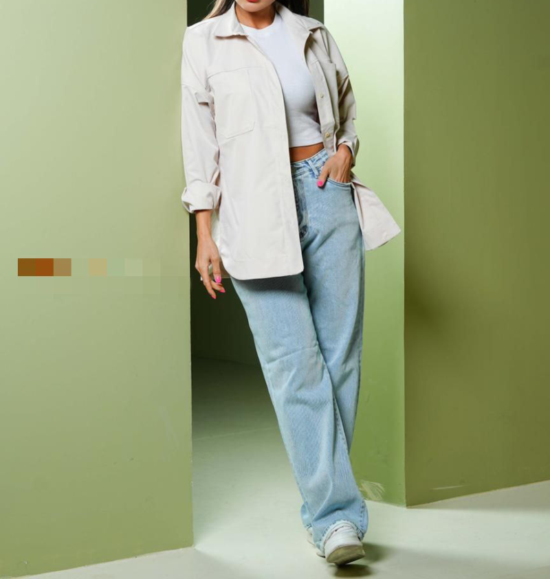 مانتو مدل نازلی (پک 3 عددی)