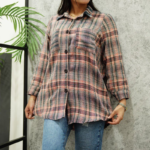 مانتو چهارخونه پشمی(پک 3 عددی)