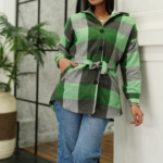 مانتو چهارخونه پشمی(پک 3 عددی)