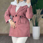 مانتو عروسکی کمر گتدار(پک 4 عددی)