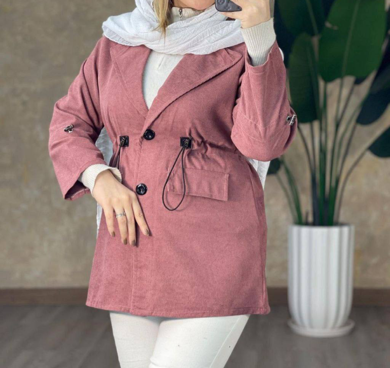 مانتو عروسکی کمر گتدار(پک 4 عددی)