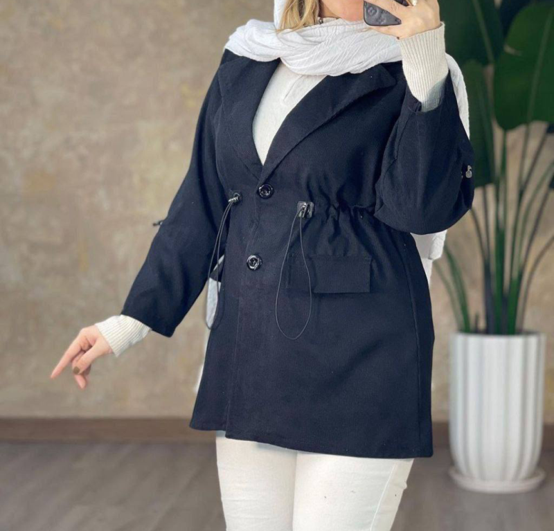 مانتو عروسکی کمر گتدار(پک 4 عددی)