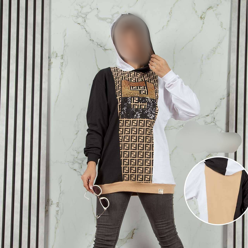 هودی فندی پولک دوزی(پک 4 عددی)