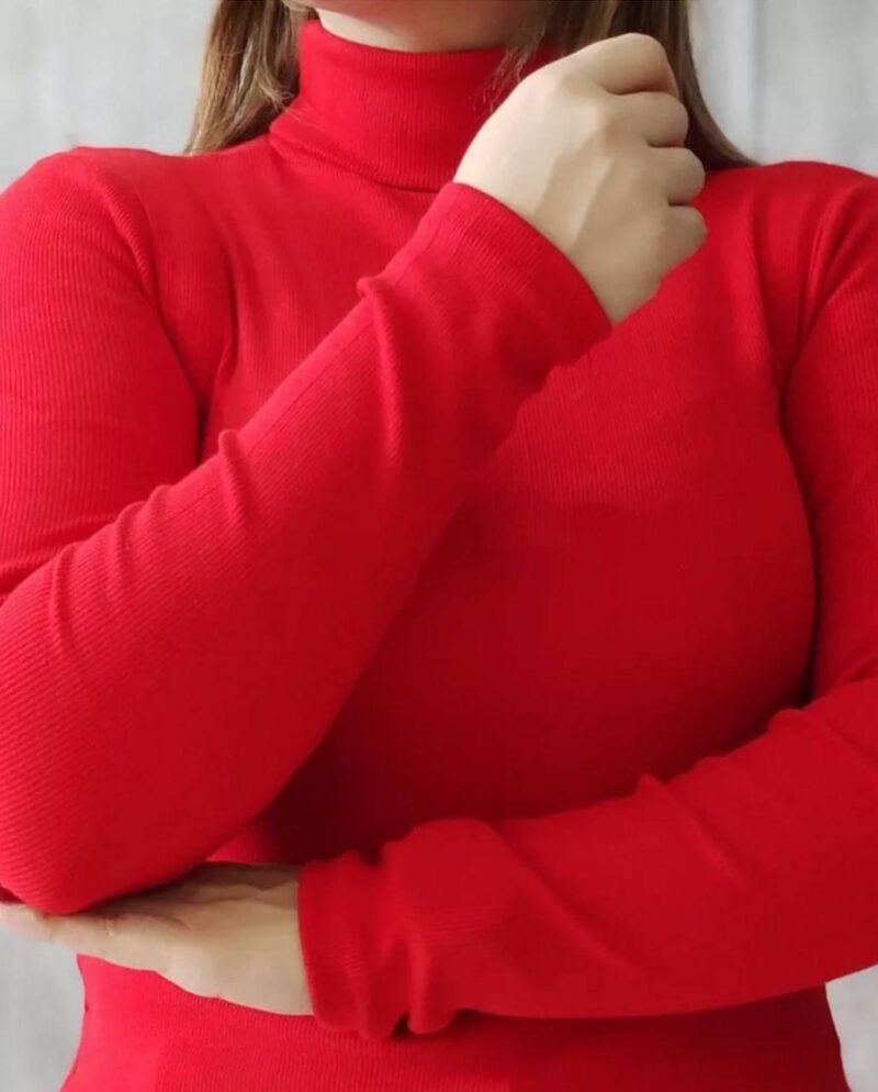 بلوز آستیندار یقه ۵ سانت (پک 6 عددی)