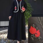 کت  ودامن گلدوزی انار (پک 3 عددی)