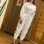 ست هودی کراپ و شلوار اسلش (پک 6 عددی)