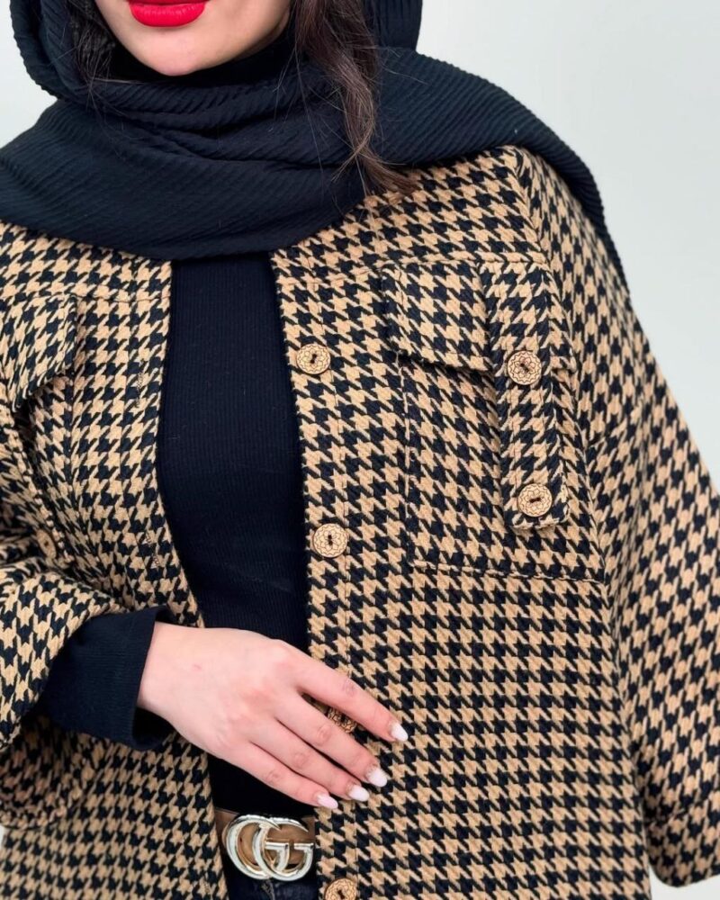 مانتو مدل جیب صلیبی (پک 4 عددی)