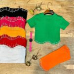 کراپ کبریتی مرواریدی(پک 4 عددی)