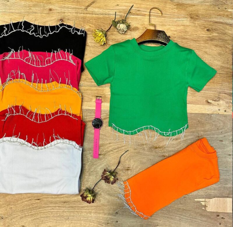 کراپ کبریتی مرواریدی(پک 4 عددی)