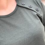 بلوز آستین بلند ۳دکمه مورب (پک 6 عددی)