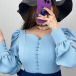 شومیز الیزه  یقه دلبر (پک 4 عددی)