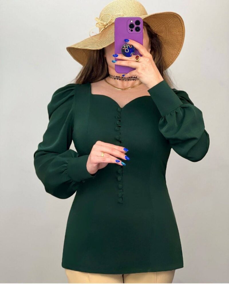 شومیز الیزه  یقه دلبر (پک 4 عددی)