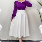 شومیز الیزه  یقه دلبر (پک 4 عددی)