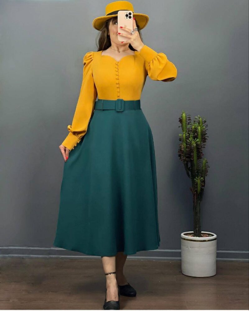 شومیز الیزه  یقه دلبر (پک 4 عددی)