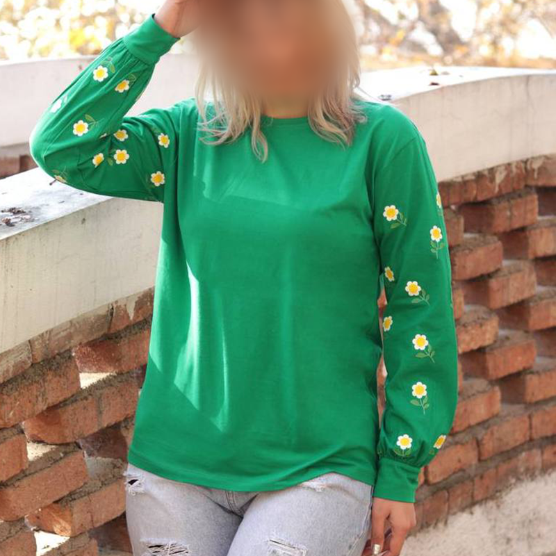 بلوز دورس آستین گل (پک 4 عددی)