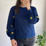 بلوز دورس آستین گل (پک 4 عددی)