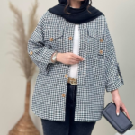 مانتو مدل جیب صلیبی (پک 4 عددی)