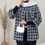 مانتو مدل جیب صلیبی (پک 4 عددی)