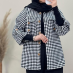 مانتو مدل جیب صلیبی (پک 4 عددی)