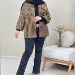 مانتو مدل جیب صلیبی (پک 4 عددی)