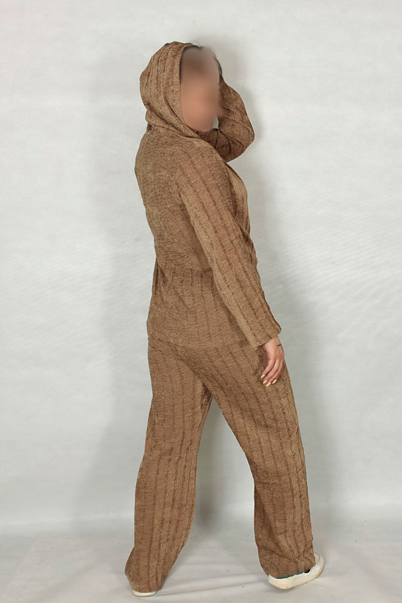 ست هودی  شلوار کلاه دار بگ (پک 3 عددی)