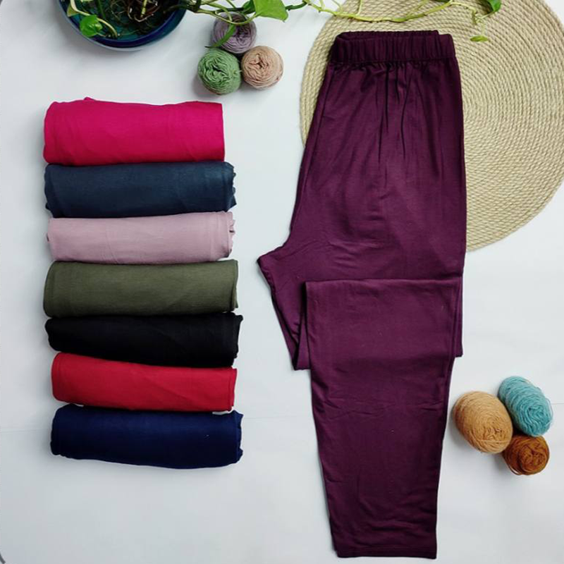 شلوار ساده زنانه راستا (پک 6 عددی)