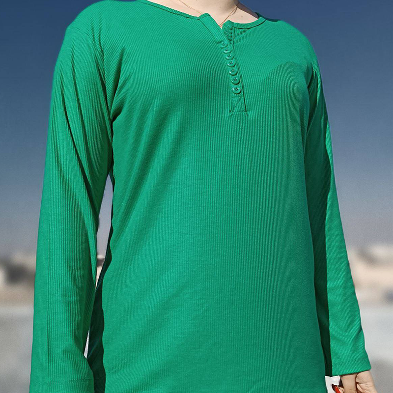 بلوز آستین بلند ۱۳ دکمه (پک 6 عددی)