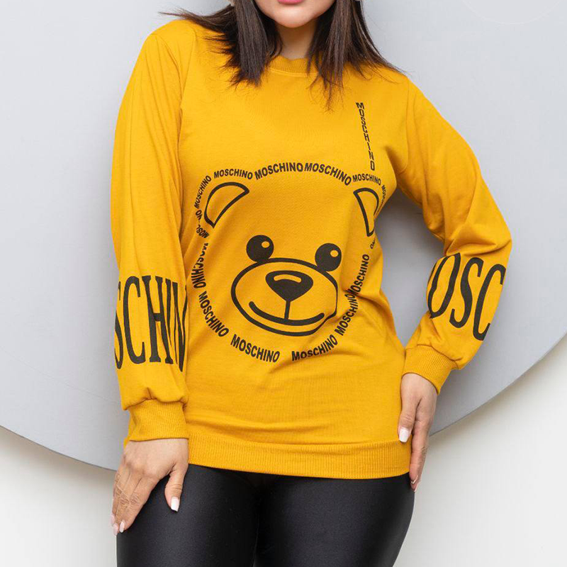 بلوزآستین بلند موسچینو (پک 5 عددی)