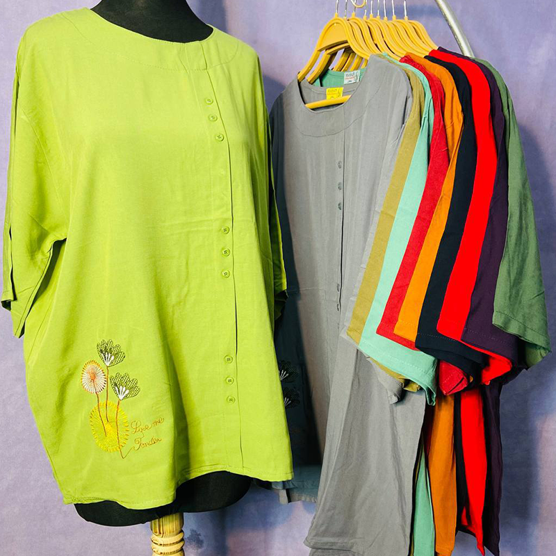 تیشرت آستین سرخود (پک 5 عددی)