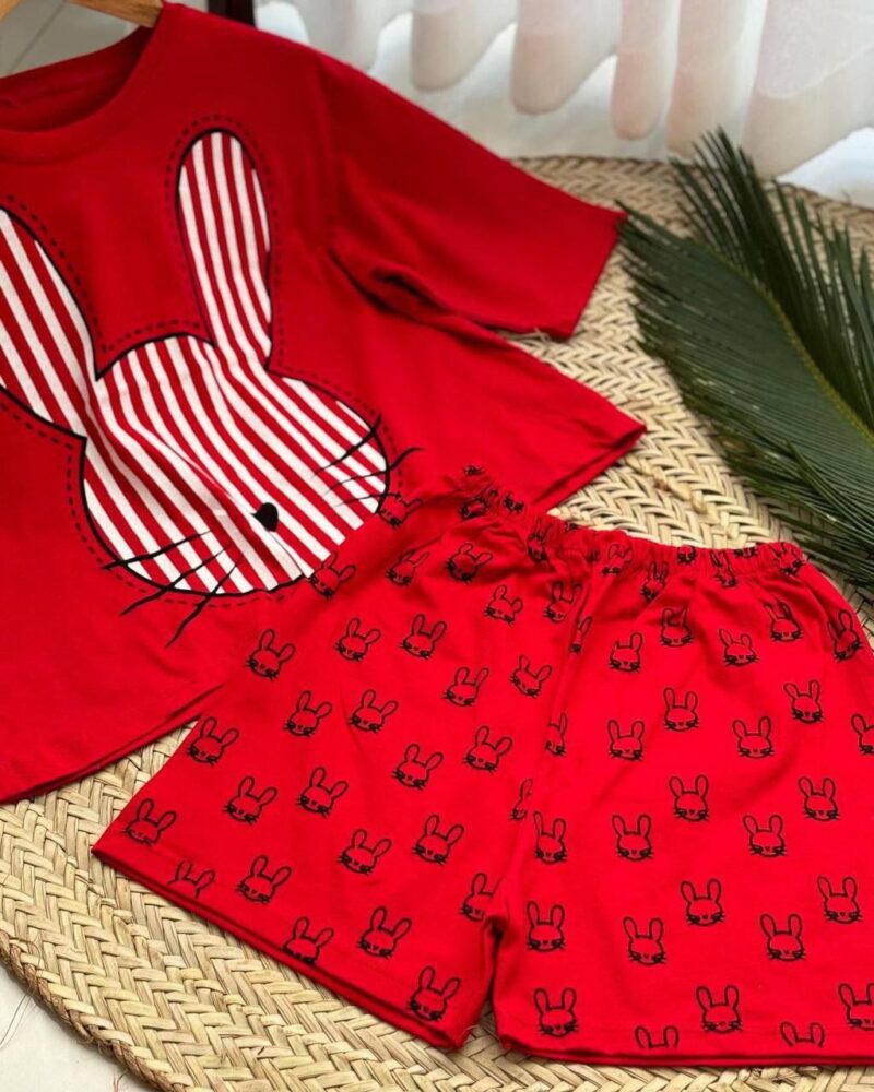 کراپ شورتک خرگوش (پک 6 عددی)