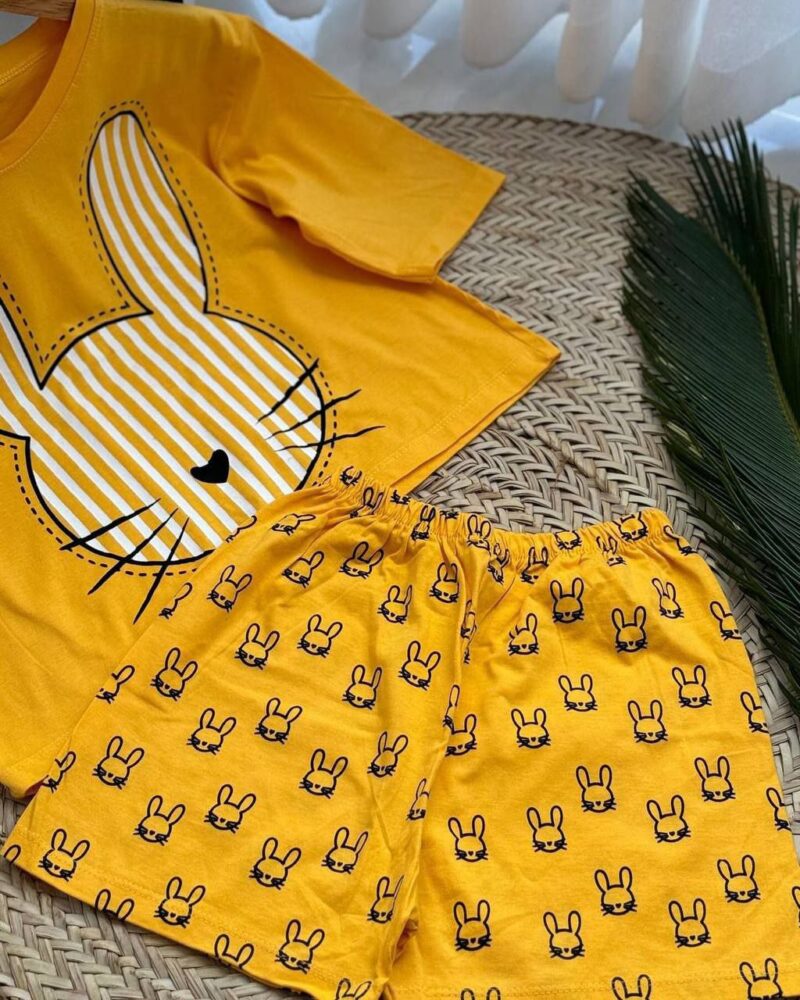 کراپ شورتک خرگوش (پک 6 عددی)