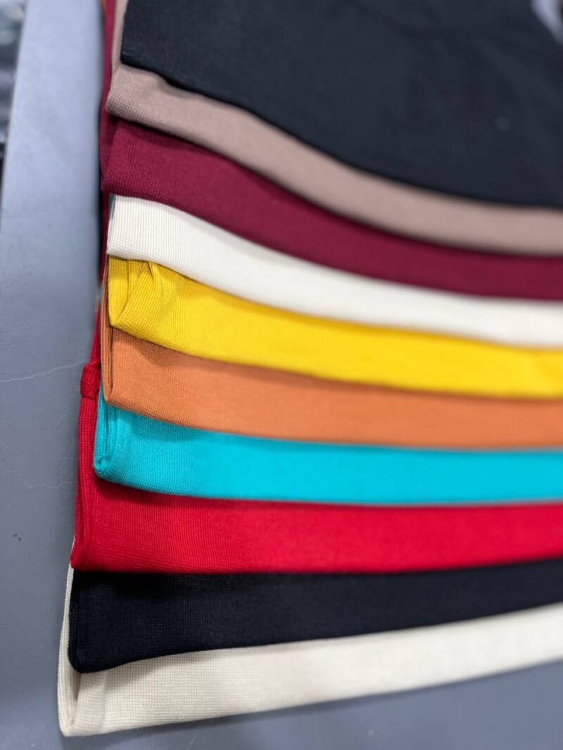 تاپ يقه خشتى بلند (پک 5 عددی)