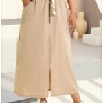 دامن جیبدار جلو دکمه (پک 4 عددی)