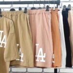 تیشرت و شلوارک لانگ LA (پک 6 عددی)